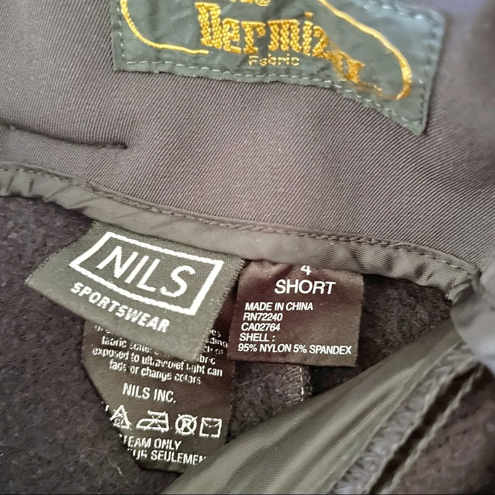 NILS Kids Ski Pants Entrant Dermizax Insulated Waterproof for Snowboarding Black - Picture 4 of 5